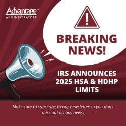 2025 HSA contribution limits increase to $4,300, $8,550
